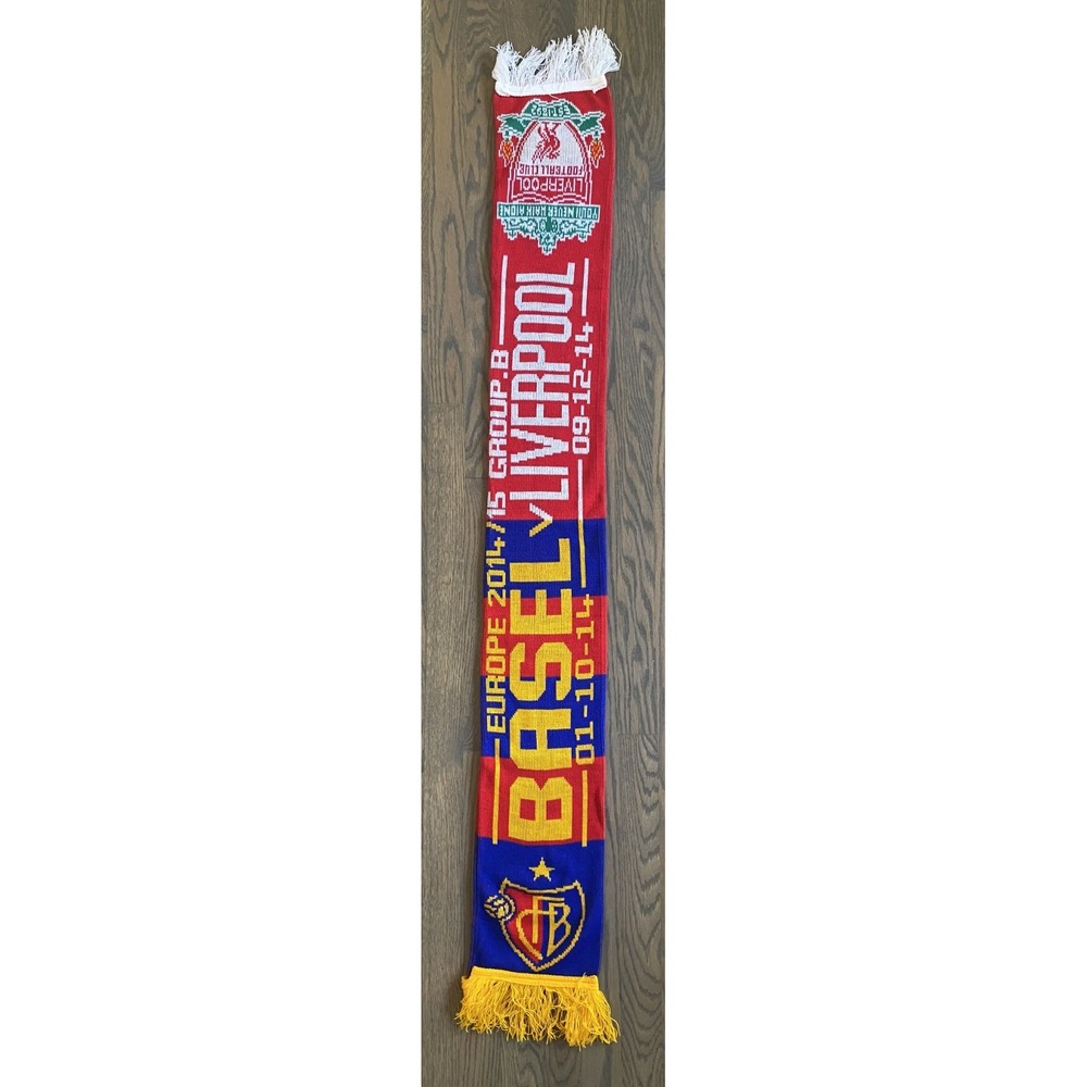 Basel Swiss vs Liverpool England Europe 2014/2015 Football Soccer Scarf